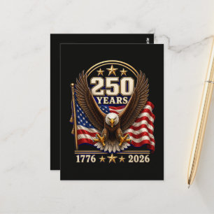 Carte Postale 250 Ans d'Amérique Anniversaire 250e