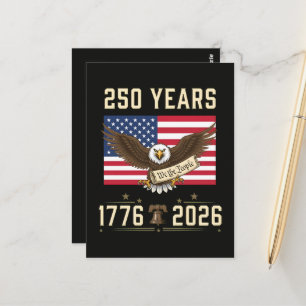 Carte Postale 250 Ans d'Héritage Américain 1776 2026