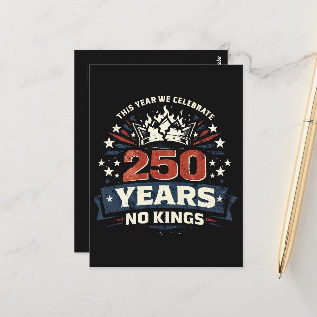 Carte Postale 250 Ans Pas De Rois Patriotique (Devant/Arrière en situation)