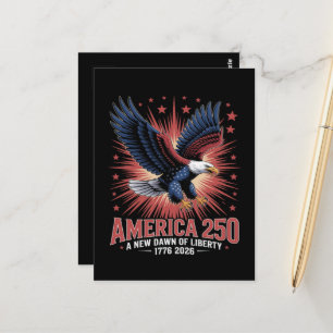 Carte Postale 250e anniversaire de l'Amérique