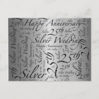 25e anniversaire Word Art Graphic