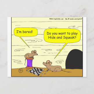 Carte Postale 295 dessins animés de cache-cache