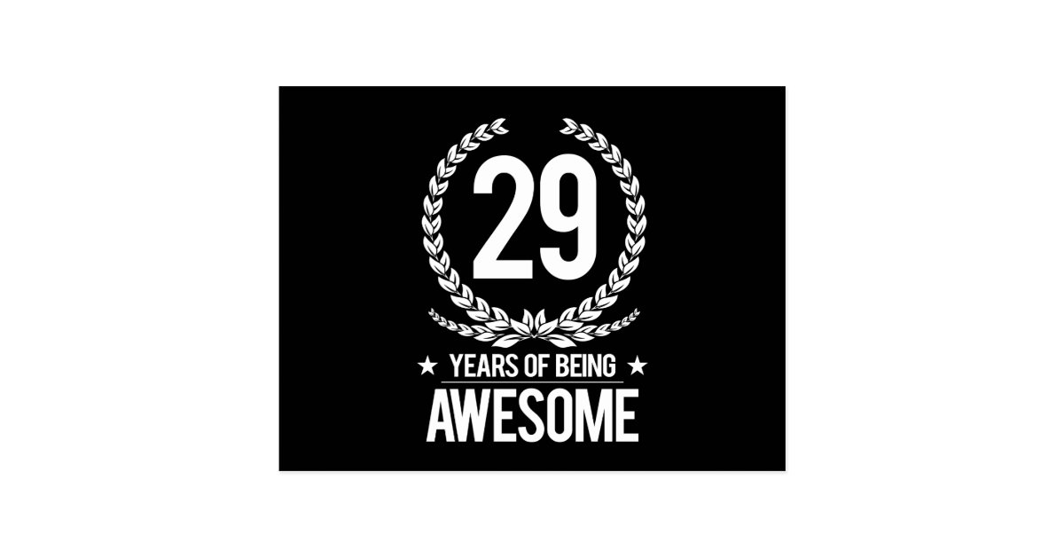 Carte Postale 29eme Anniversaire 29 Ans D Etre Impressionnants Zazzle Fr Carte Postale 29eme Anniversaire 29 Ans D Etre Impressionnants Zazzle Fr