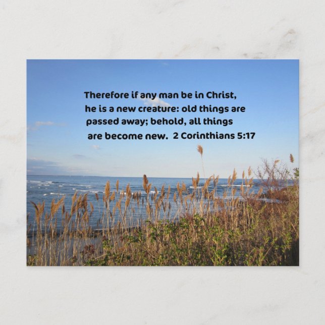 Carte Postale 2 Corinthiens 5:17 (Devant)