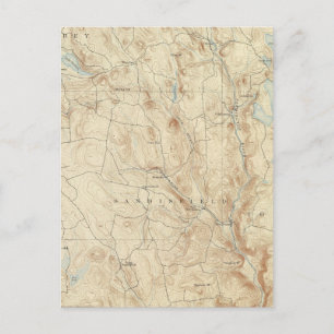Carte Postale 2 Feuille de sandisfield