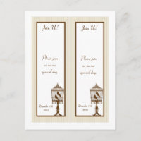 2 Inséparables Tan/Signets Mariages Brown