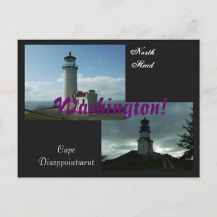 Carte Postale 2 phares Washington !