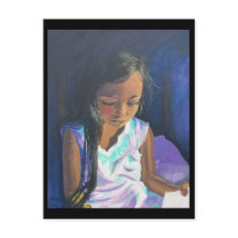 Carte postale 2 septembre : Girl Reading BRENNAN C