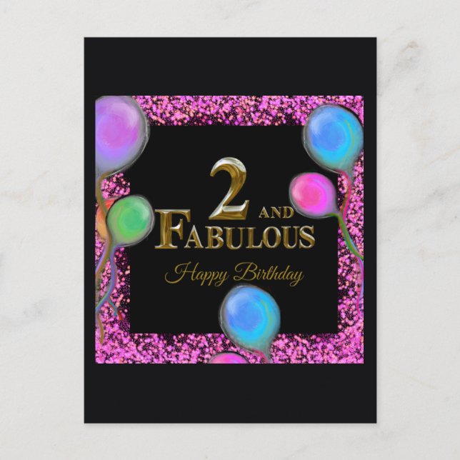 Carte Postale 2e anniversaire  (Devant)