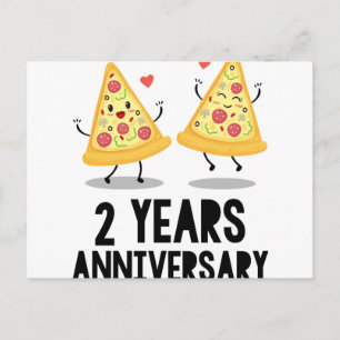 Carte Postale 2e anniversaire 2 ans