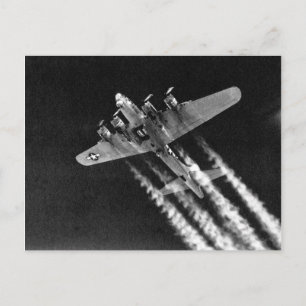 Carte Postale 2ÈME GUERRE MONDIALE B-17 en vol