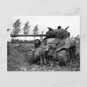 Carte Postale 2ÈME GUERRE MONDIALE KIA British Firefly Tank, Hol