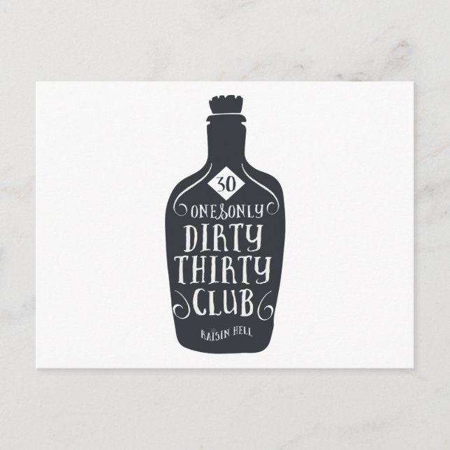 Carte Postale 30 Anniversaire 30 Ans Sale 30 (Devant)