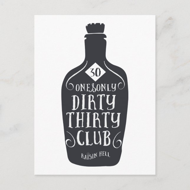 Carte Postale 30 Anniversaire 30 Ans Sale 30 (Devant)