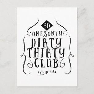Carte Postale 30 Anniversaire 30 Ans Sale 30