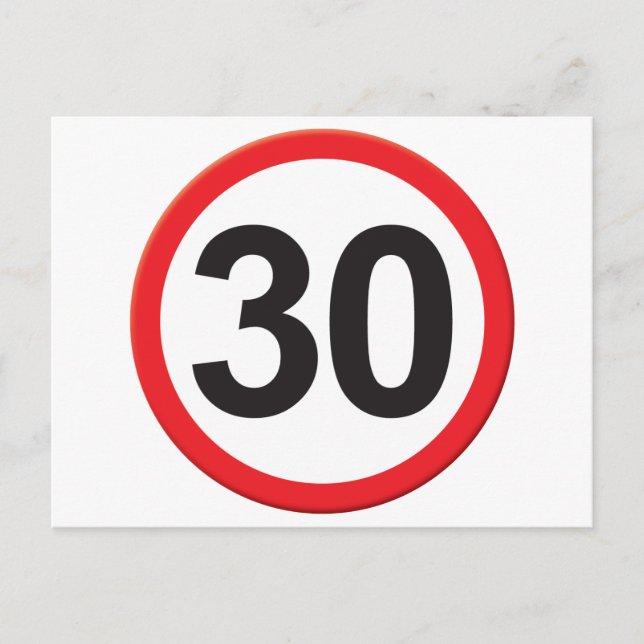 Carte Postale 30 ans (Devant)