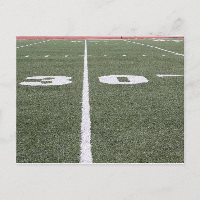 Carte Postale 30 Yard Line Post Card (Devant)