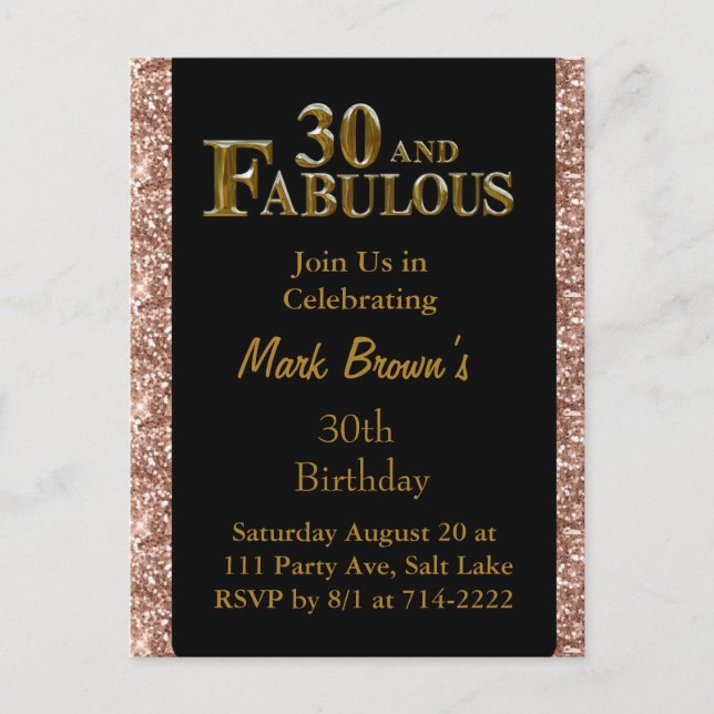 Carte Postale 30e anniversaire  (Devant)