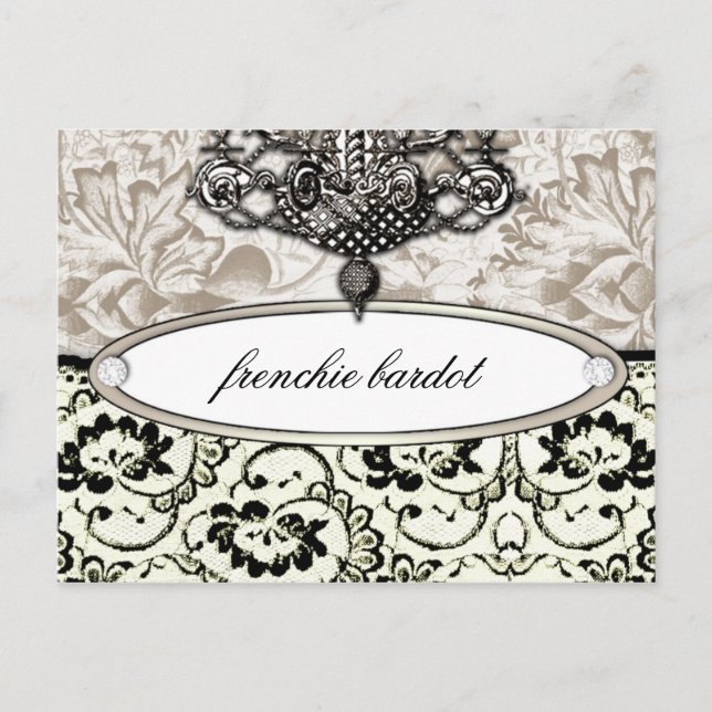 Carte Postale 311 Frenchie Boudoir Eggshell Cream (Devant)
