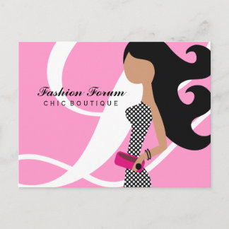 Carte Postale 311-High Fashionista Posh Pink Sans Doute