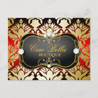 Carte Postale 311 Jet Black Ciao Bella Cherry Sass