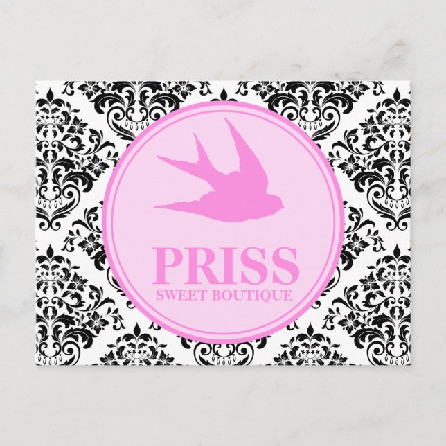 Carte Postale 311 Miss Priss Swallows (Devant)