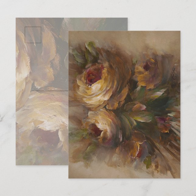 Carte Postale 315 Roses op3 (Devant / Derrière)