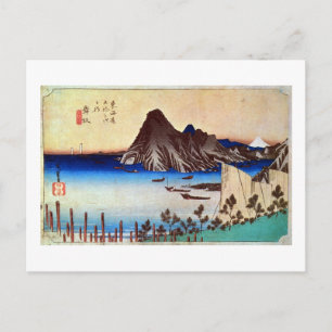 Carte Postale 31. 舞 坂 宿, 重 Maisaka-juku, Hiroshige, Ukiyo-e, 広