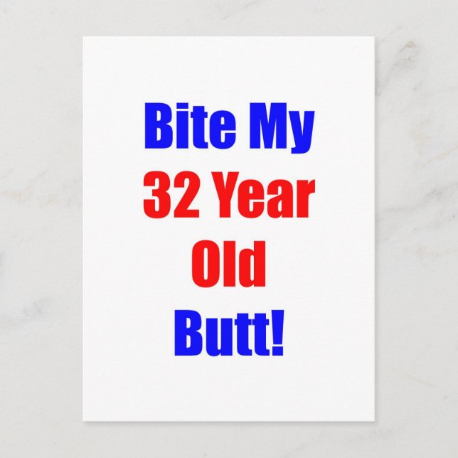 Carte Postale 32 Bite Mon Beurre (Devant)