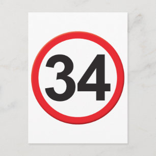 Carte Postale 34 ans