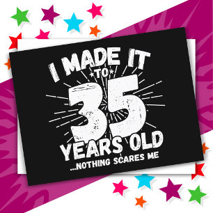 Carte Postale 35 Ans Sarcastique Mème Drôle 35e Anniversaire