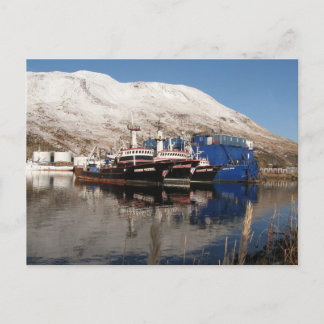 Carte Postale 3 chalutiers à l'Icicle Barge