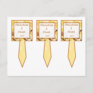 Carte Postale 3 Coupe Cuisson de gâteau moutarde Jaune Fleur de