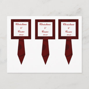 Carte Postale 3 Coupe Gâteau Choisir Maroon foncé Gris Fils Roug