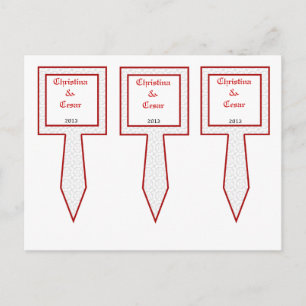 Carte Postale 3 cueillettes de gâteau gris rouge imprimé
