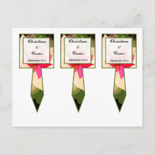 Carte Postale 3 cueillettes de gâteau Lotus coloré Fleur noir Ba