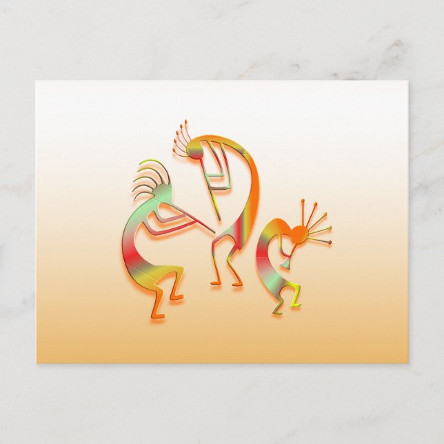 Carte Postale 3 Kokopelli (Devant)