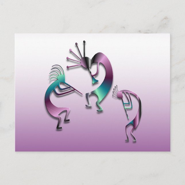 Carte Postale 3 Kokopelli 107 (Devant)