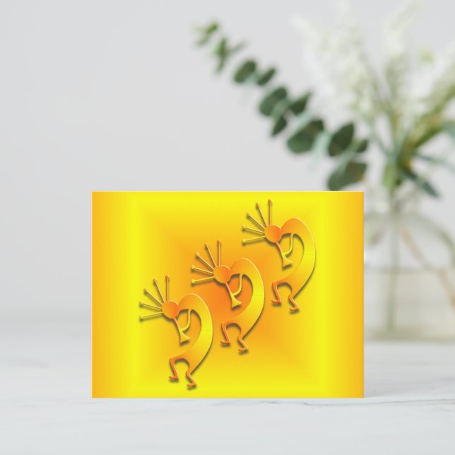 Carte Postale 3 Kokopelli #89 (Debout devant)