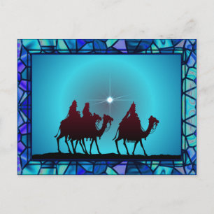 Carte Postale 3 WISEMEN, STAR & BORD par SHARON SHARPE