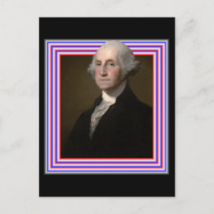 CARTE POSTALE 3D GEORGE WASHINGTON
