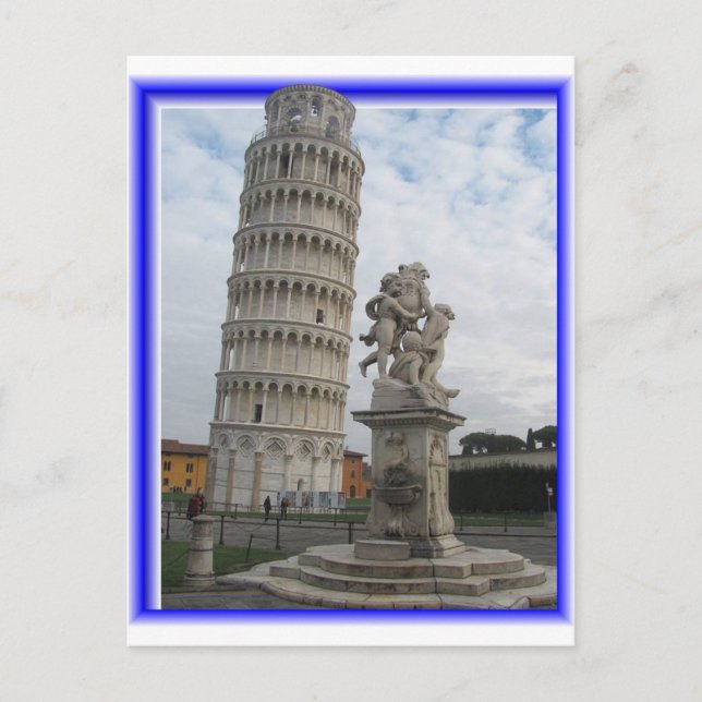 CARTE POSTALE 3D PISA TOWER POSTCARD (Devant)
