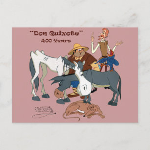 Carte Postale 400 ans Don Quichotte @QUIXOTEdotTV