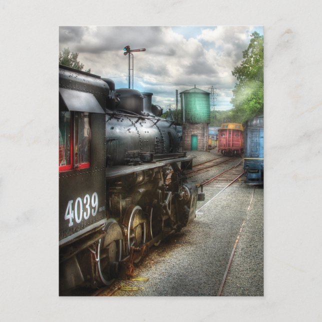 Carte Postale 4039 - Dans la gare (Devant)