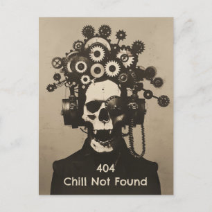 Carte Postale 404 Refroidissement Pas Trouvé Vapeur Mentale Surc