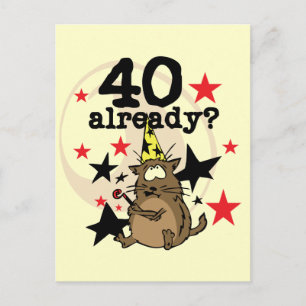 Carte Postale 40 Anniversaire déjà