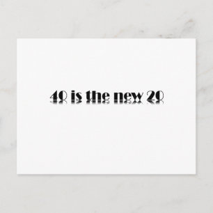 Carte Postale 40 est le nouveau 20 Anniversaire design