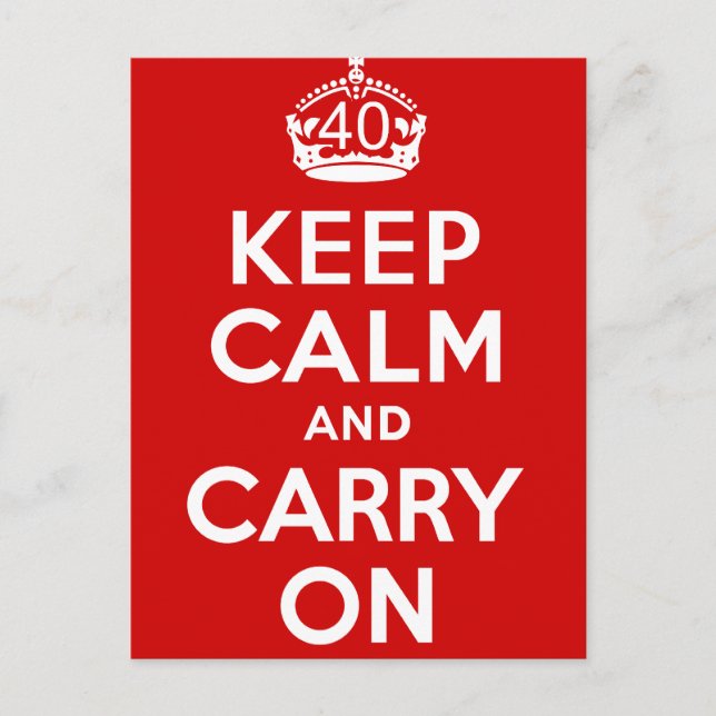 Carte Postale 40e anniversaire (Devant)