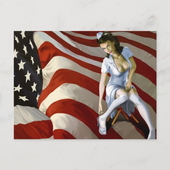 Carte Postale 40's Pinups, Postcard (Devant)