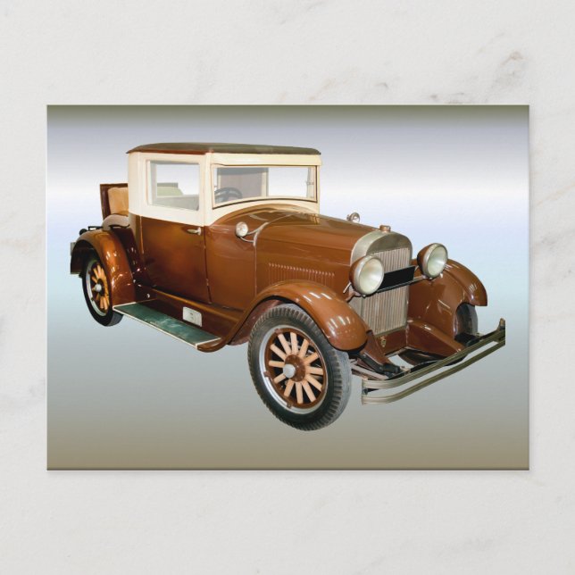 Carte Postale 40s Vintage Automobile - Transport (Devant)